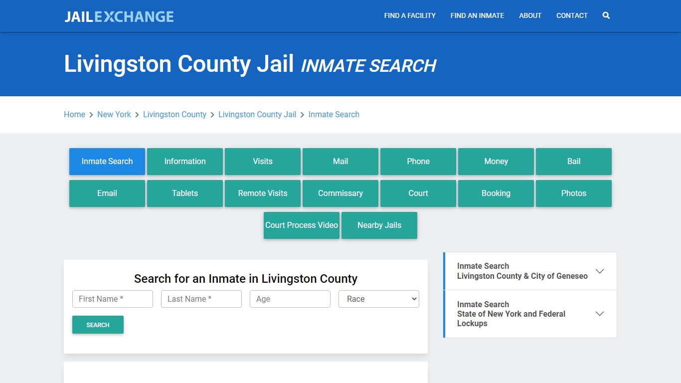 Livingston County Jail, NY Inmate Search: Roster & Mugshots